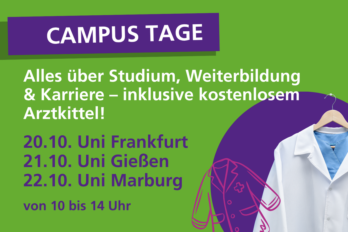 Grafik mit Daten für die Campus Tage